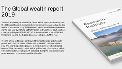 GLOBAL WEALTH REPORT 2019
