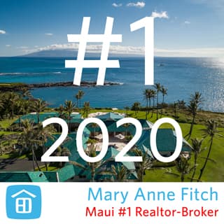Mary Anne Fitch #1 Realtor 2020, Maui